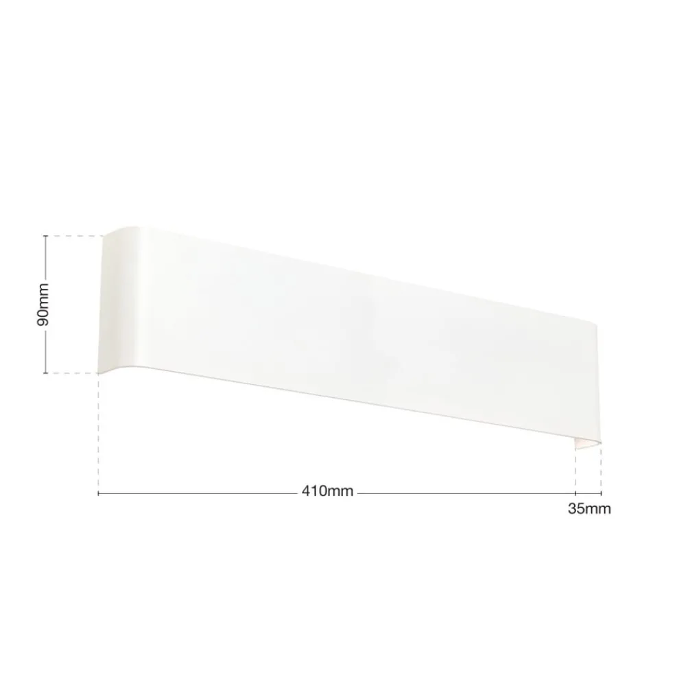 Væglamper|Væglamper ^ ORION Accent LED-væglampe med up-/downlight, hvid