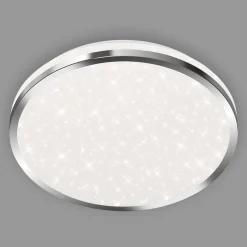 Briloner Loftlamper|Loftlamper > Acorus LED-loftslampe, IP44, stjernedekor, Ø 28 cm