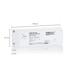 AcTEC Driver Konstant Spænding > Q8H LED-driver CV 12 V, 75 W