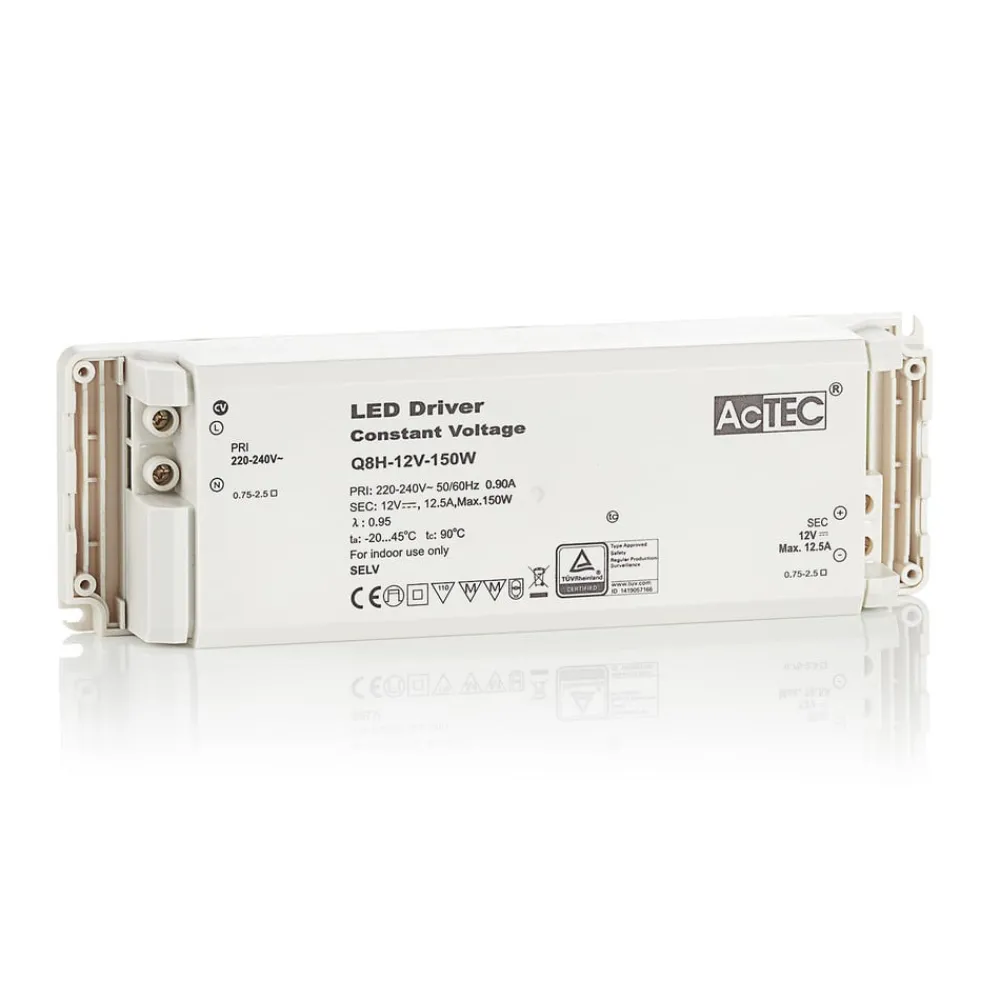 Driver Konstant Strøm|Driver Konstant Spænding ^ AcTEC Q8H LED-driver CV 12 V, 150W