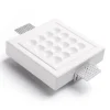 Indbygningsspots ^ TECNICO by Sforzin Ade T284 indbygget LED-loftlampe, 13 cm x 13 cm