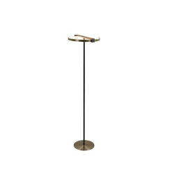 Searchlight Gulvlamper > Aerial LED-gulvlampe, messing/sort, stål, silikone