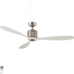 CasaFan Loftventilatorer > Aeroplan Eco loftventilator, krom, hvid
