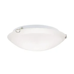 Loftlamper ^ ORION Agada loftslampe, opalglas, krom, 30 cm