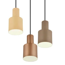 Pendellamper ^ Trio Lighting Agudo hængelampe, flerfarvet, 3 lyskilder, rondel