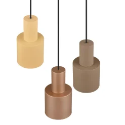 Pendellamper ^ Trio Lighting Agudo hængelampe, flerfarvet, 3 lyskilder, rondel