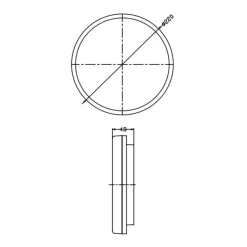 Deko-Light Loftlamper > Altais LED-loftslampe, IP54, Ø 22 cm