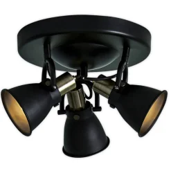 Markslöjd Spotlights > Alton loftlampe i sort, justerbare spot