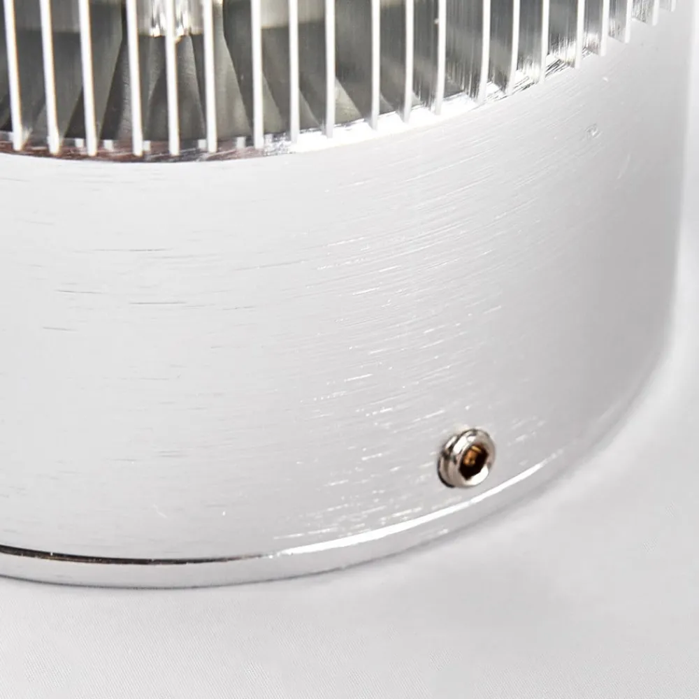 Lucande Væglamper > Aluminiumsfarvet udendørsvæglampe Lennias med LED