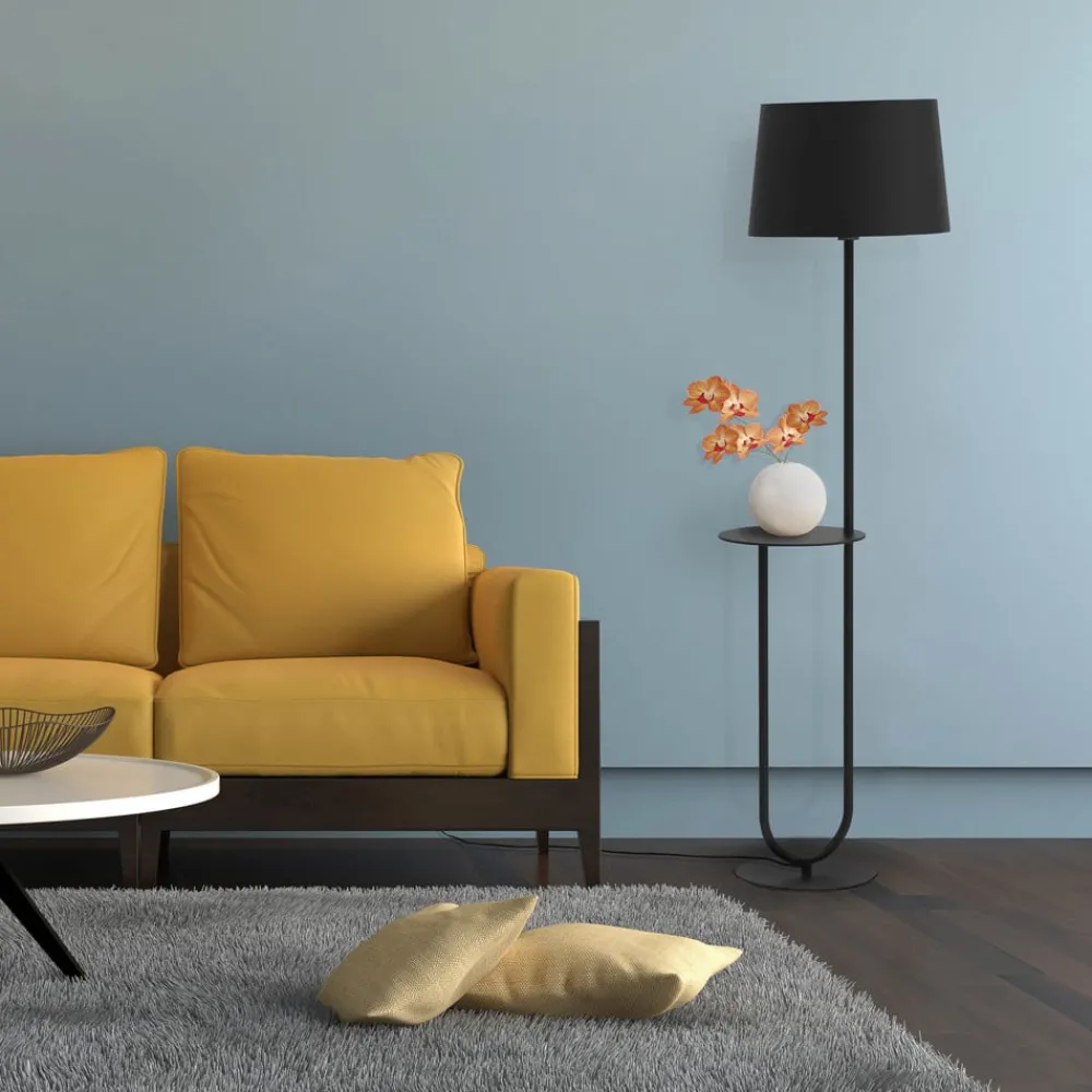 Aluminor Gulvlamper|Gulvlamper > Duo gulvlampe med opbevaringsbord