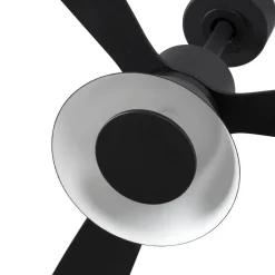 FARO BARCELONA Loftventilatorer > Amelia Cone loftventilator, LED-lampe, sort