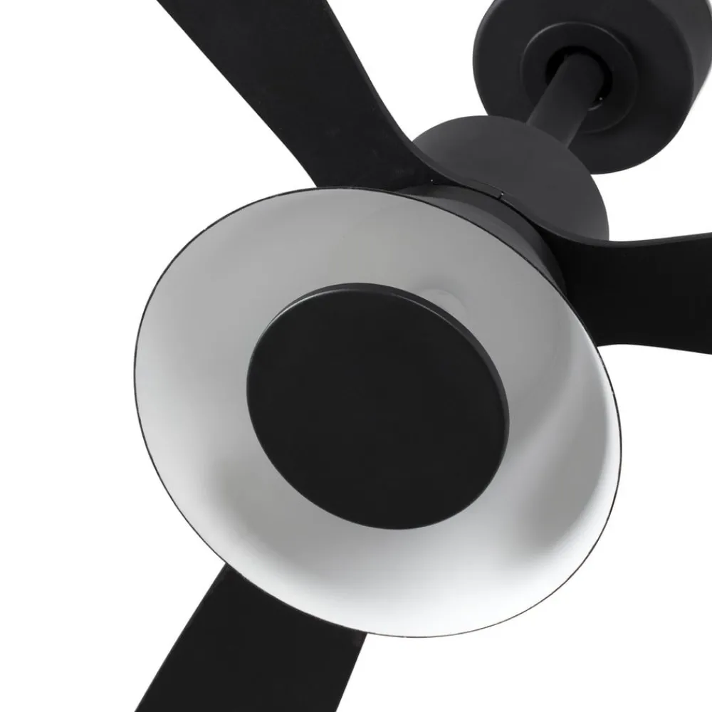 FARO BARCELONA Loftventilatorer > Amelia Cone loftventilator, LED-lampe, sort