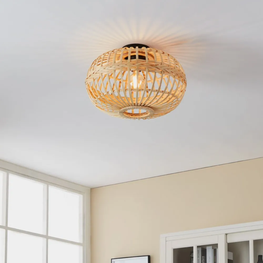 EGLO Loftlamper > Amsfield loftlampe af bambus, oval