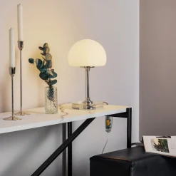 Bordlamper ^ Steinhauer Ancilla LED-bordlampe med dæmper, forkromet