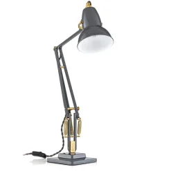 Arbejdsrum/Kontor ^ Anglepoise bordlampe Original 1227, grå/messing
