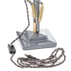 Arbejdsrum/Kontor ^ Anglepoise bordlampe Original 1227, grå/messing
