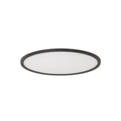 TK Lighting Loftlamper|Loftlamper > Aqua LED-panel, Ø 40 cm, sort, metal/plast, CCT dæmpbar
