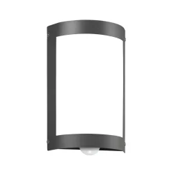 CMD Væglampe Med Sensor|Væglamper > Aqua Marco udendørslampe sensor, gitter, antracit