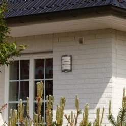 CMD Væglampe Med Sensor > Aqua Marco udendørslampe sensor, gitter, antracit