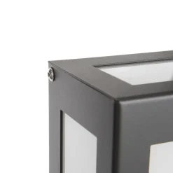 CMD Væglamper > Aqua Rain udendørs LED-væglampe, sensor, antracit