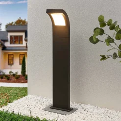 Arcchio Gadebelysning > Advik LED-vejlampe, 100 cm, antracit, metal, IP65