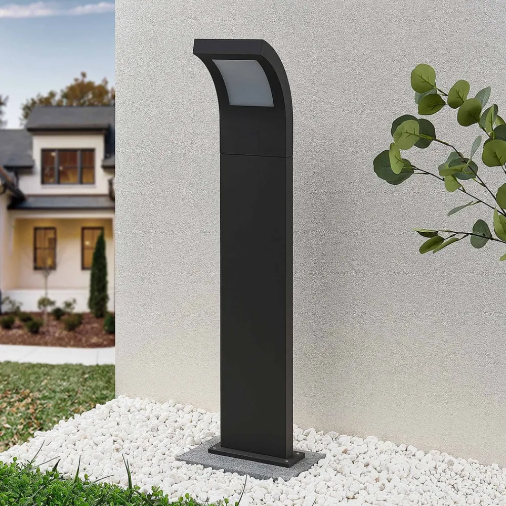 Arcchio Gadebelysning > Advik LED-vejlampe, 100 cm, antracit, metal, IP65