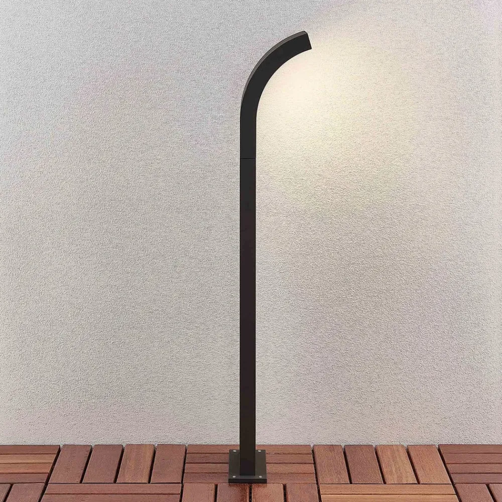 Arcchio Gadebelysning > Advik LED-vejlampe, 100 cm, antracit, metal, IP65