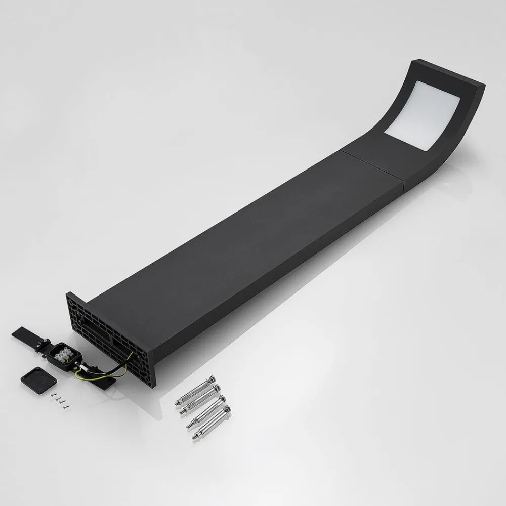 Arcchio Gadebelysning > Advik LED-vejlampe, 100 cm, antracit, metal, IP65