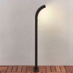 Arcchio Gadebelysning Med Sensor|Terrassebelysning > Advik LED-vejlampe, 100 cm, antracit, sensor, IP54