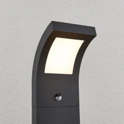 Arcchio Gadebelysning Med Sensor|Terrassebelysning > Advik LED-vejlampe, 100 cm, antracit, sensor, IP54