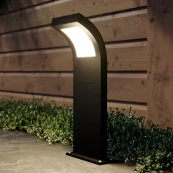 Arcchio Terrassebelysning|Gadebelysning > Advik LED-vejlampe, IP65, 60 cm, antracit, metal
