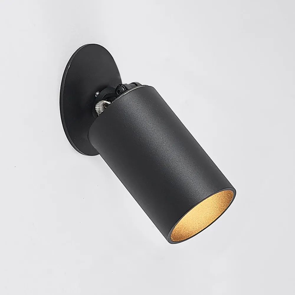 Loftlamper|Loftlamper ^ Arcchio Davin indbygningsspot, cylinder, sort