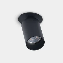 Loftlamper|Loftlamper ^ Arcchio Davin indbygningsspot, cylinder, sort