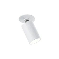 Arcchio Loftlamper > Davin indbygningsspot, cylinder, hvidt