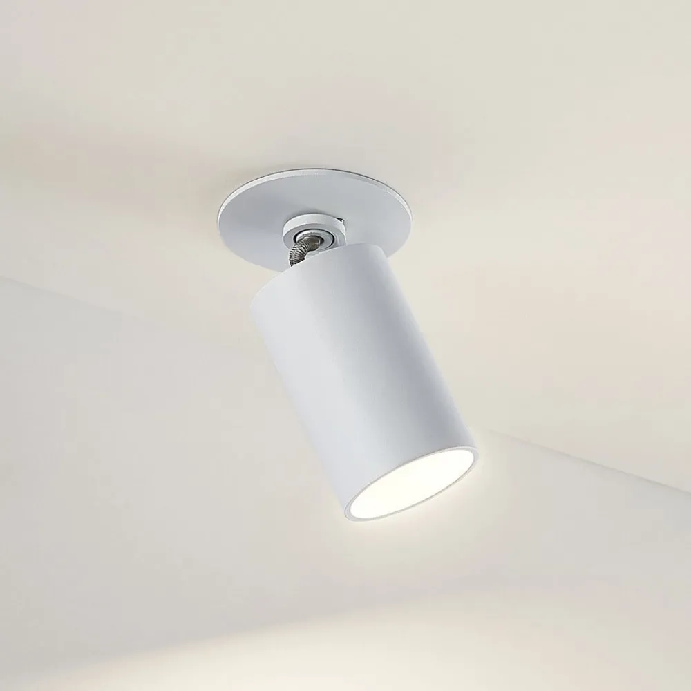 Arcchio Loftlamper > Davin indbygningsspot, cylinder, hvidt