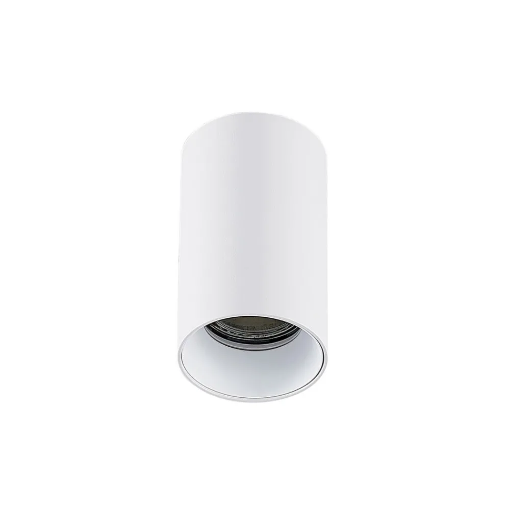 Gang|Loftlamper ^ Arcchio Downlight Brinja, hvid, metal, Ø 6 cm, rund, GU10