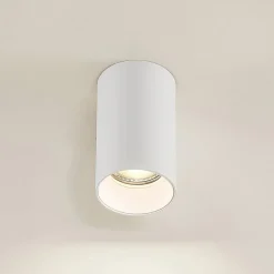 Gang|Loftlamper ^ Arcchio Downlight Brinja, hvid, metal, Ø 6 cm, rund, GU10