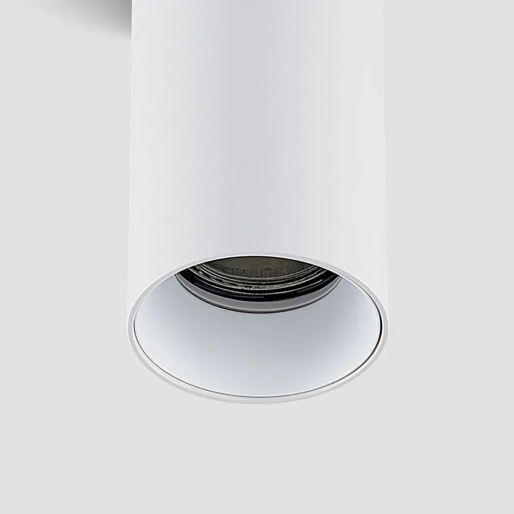 Gang|Loftlamper ^ Arcchio Downlight Brinja, hvid, metal, Ø 6 cm, rund, GU10