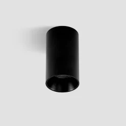 Gang|Loftlamper ^ Arcchio Downlight Brinja, sort, metal, Ø 6 cm, rund, GU10
