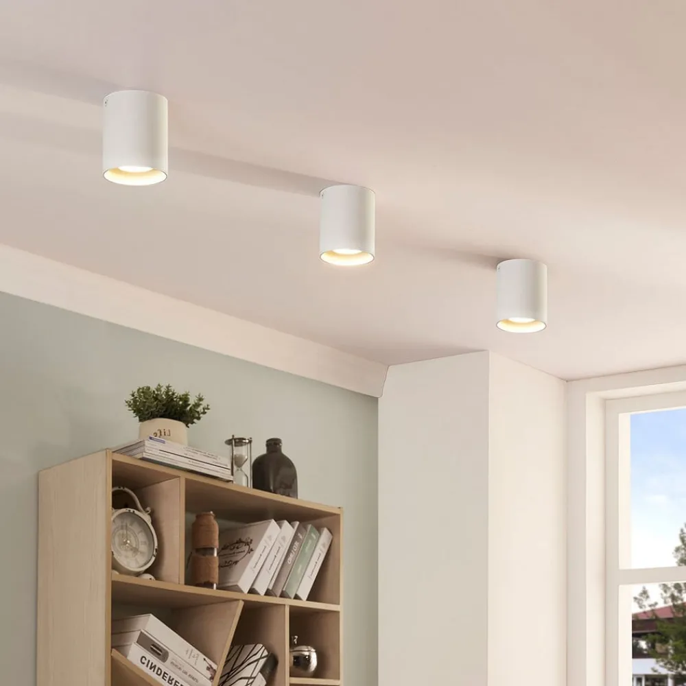 Arcchio Arbejdsrum/Kontor|Gang > downlight Carson, højde 10 cm, hvid, aluminium