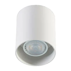 Arcchio Arbejdsrum/Kontor|Gang > downlight Carson, højde 10 cm, hvid, aluminium