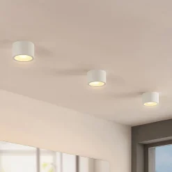 Arcchio Gang|Loftlamper > downlight Nieva, G9, hvid, rund, Ø 10cm, metal