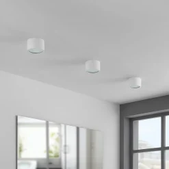 Arcchio Gang|Loftlamper > downlight Nieva, G9, hvid, rund, Ø 10cm, metal