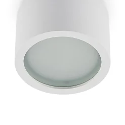 Gang|Loftlamper ^ Arcchio downlight Nieva, GX53, hvid, rund, Ø 10cm, metal