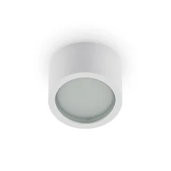 Gang|Loftlamper ^ Arcchio downlight Nieva, GX53, hvid, rund, Ø 10cm, metal