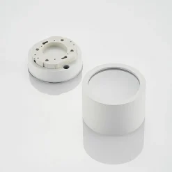 Gang|Loftlamper ^ Arcchio downlight Nieva, GX53, hvid, rund, Ø 10cm, metal
