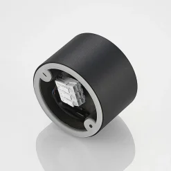Loftlamper|Loftlamper ^ Arcchio downlight Nieva, GX53, sort, rund, Ø 10cm, metal
