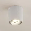 Gang|Loftlamper ^ Arcchio downlight Walza, hvid, metal, Ø 9,3 cm, GU10