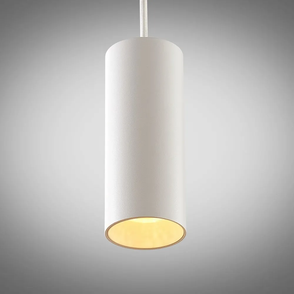 Pendellamper ^ Arcchio Ejona pendellampe, højde 15 cm, hvid, aluminium