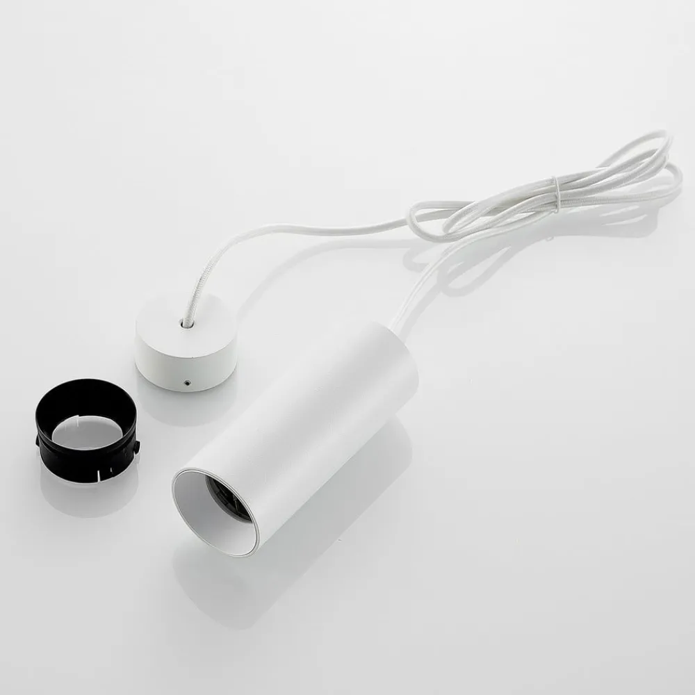 Pendellamper ^ Arcchio Ejona pendellampe, højde 15 cm, hvid, aluminium